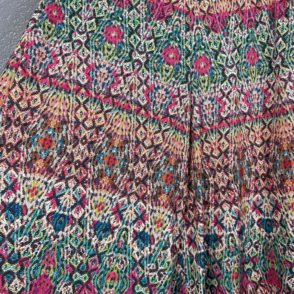 Kaiya Designs Palazzo Wide Leg Pants Size Medium Print High Rise View 5